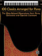 100 Classics Arranged for Piano piano sheet music cover